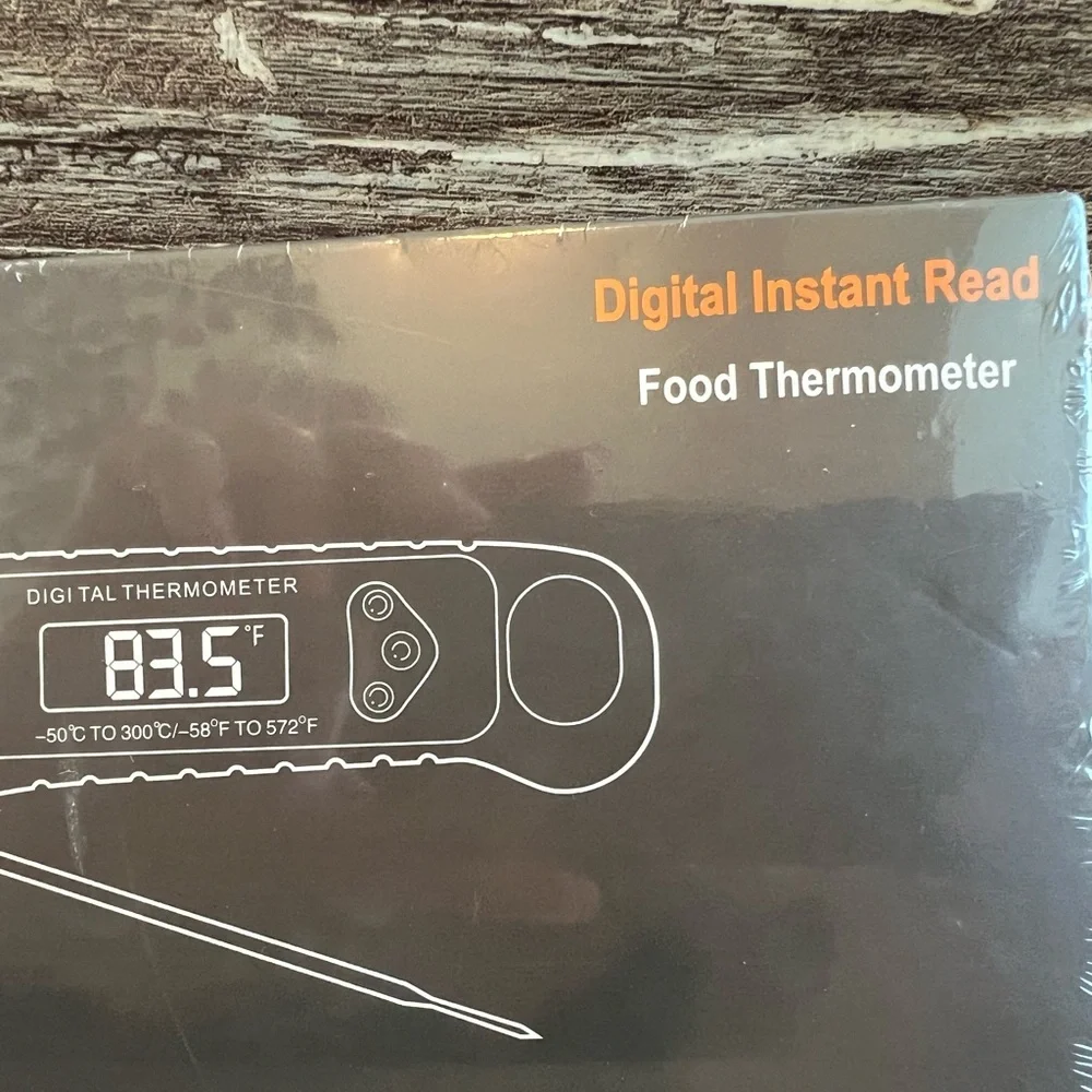 AMMZO Digital Instant Read Food Meat Thermometer‎ EK-01 BBQ Cooking Grilling New